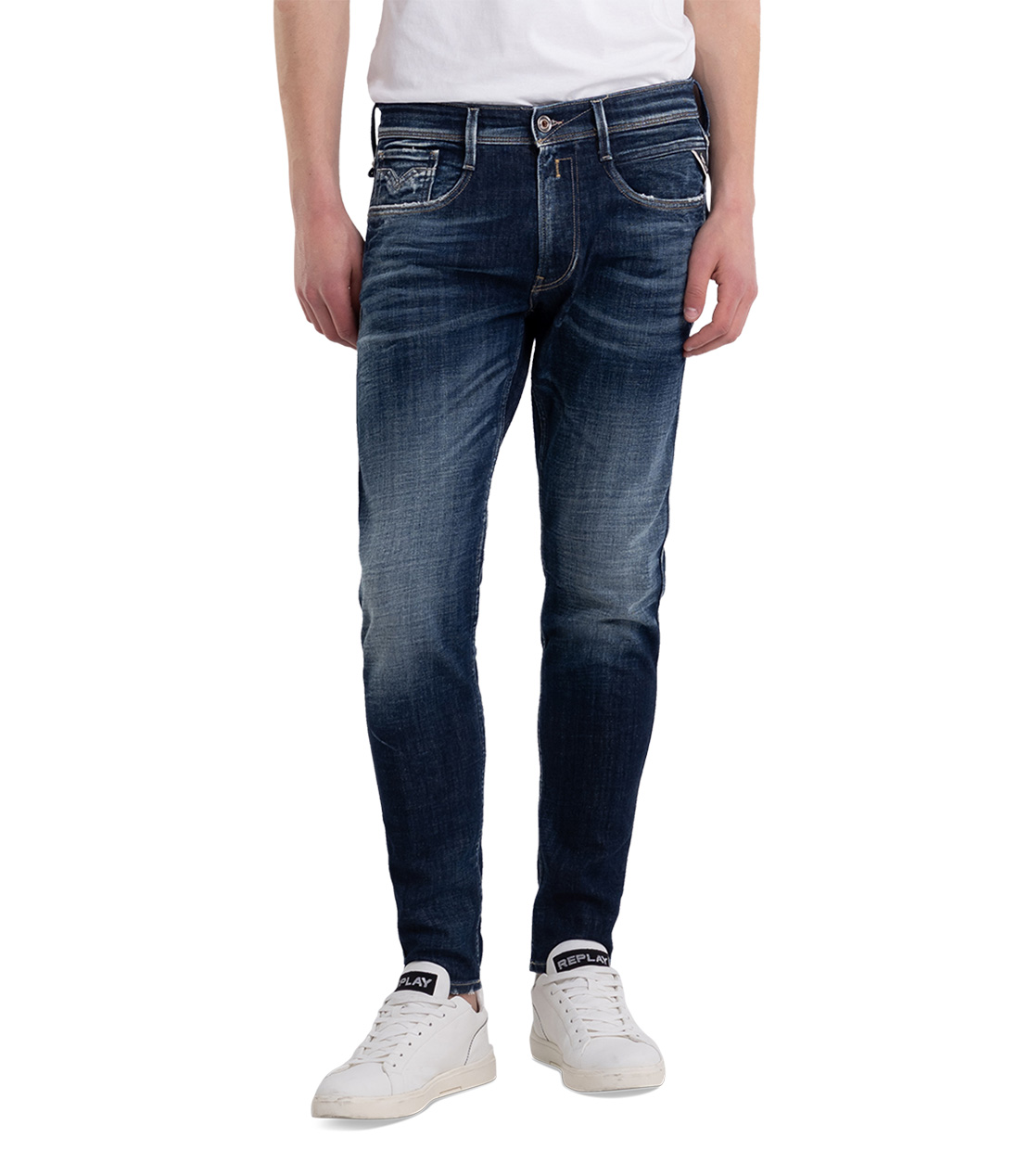 BRONNY AgedEco1year パワーストレッチブルーデニム 詳細画像 ダークブルー 4